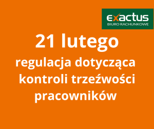 Kontrola trzeźwości pracowników