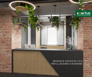 Biuro Exactus przy ul. Bukowej 16 w Mosinie