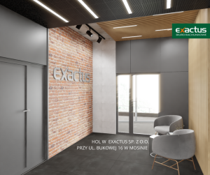 Biuro Exactus przy ul. Bukowej 16 w Mosinie