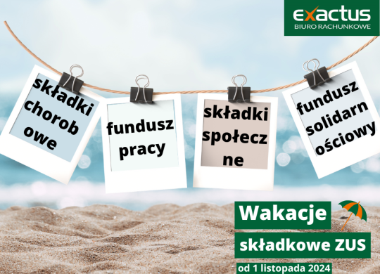 Wakacje składkowe ZUS